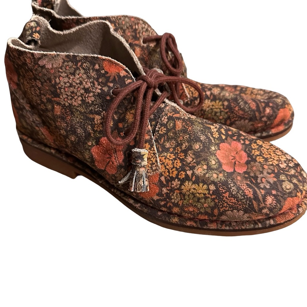 Hush Puppies Floral Ankle Boots